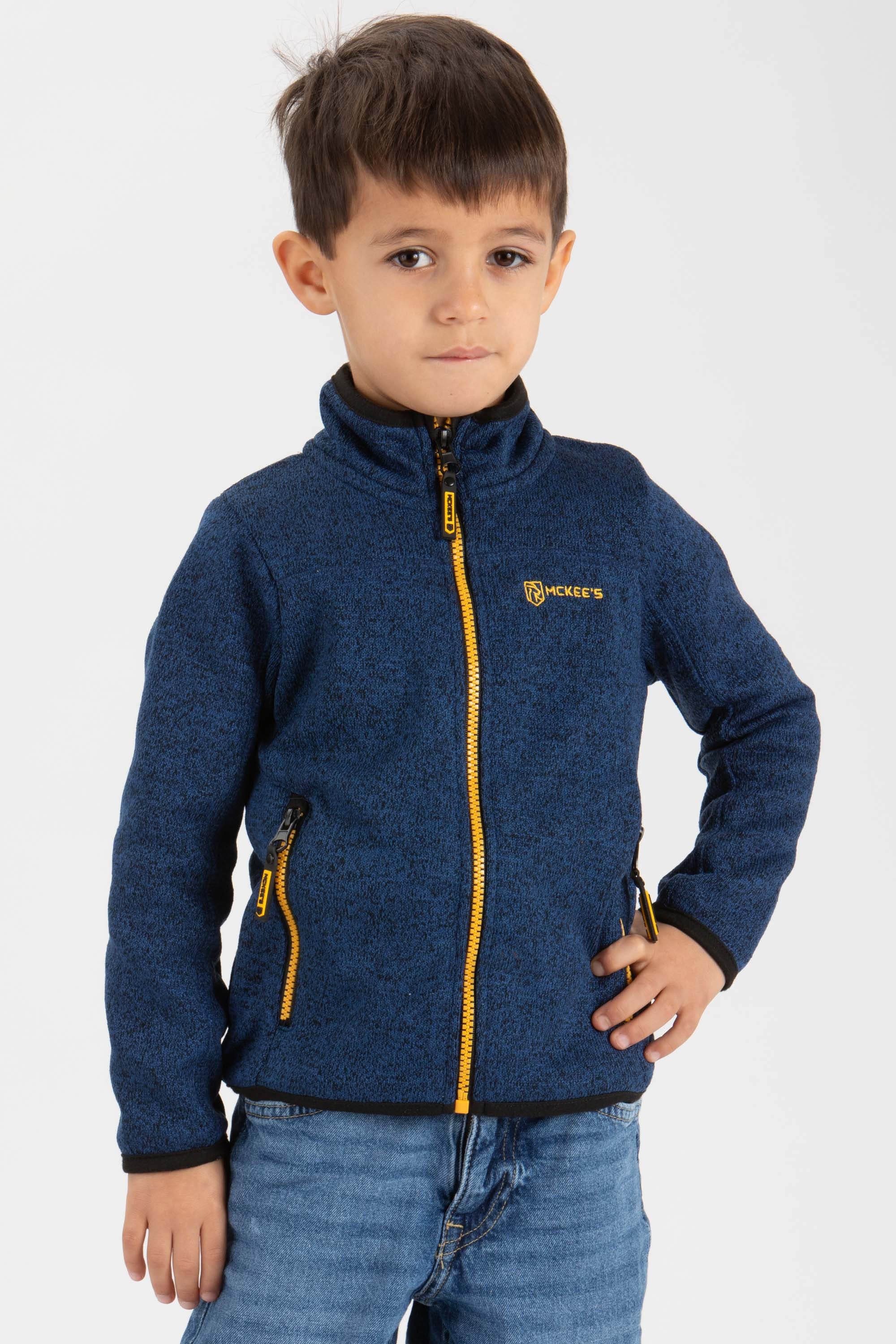 Giacca vela bambini 100 blu-nero