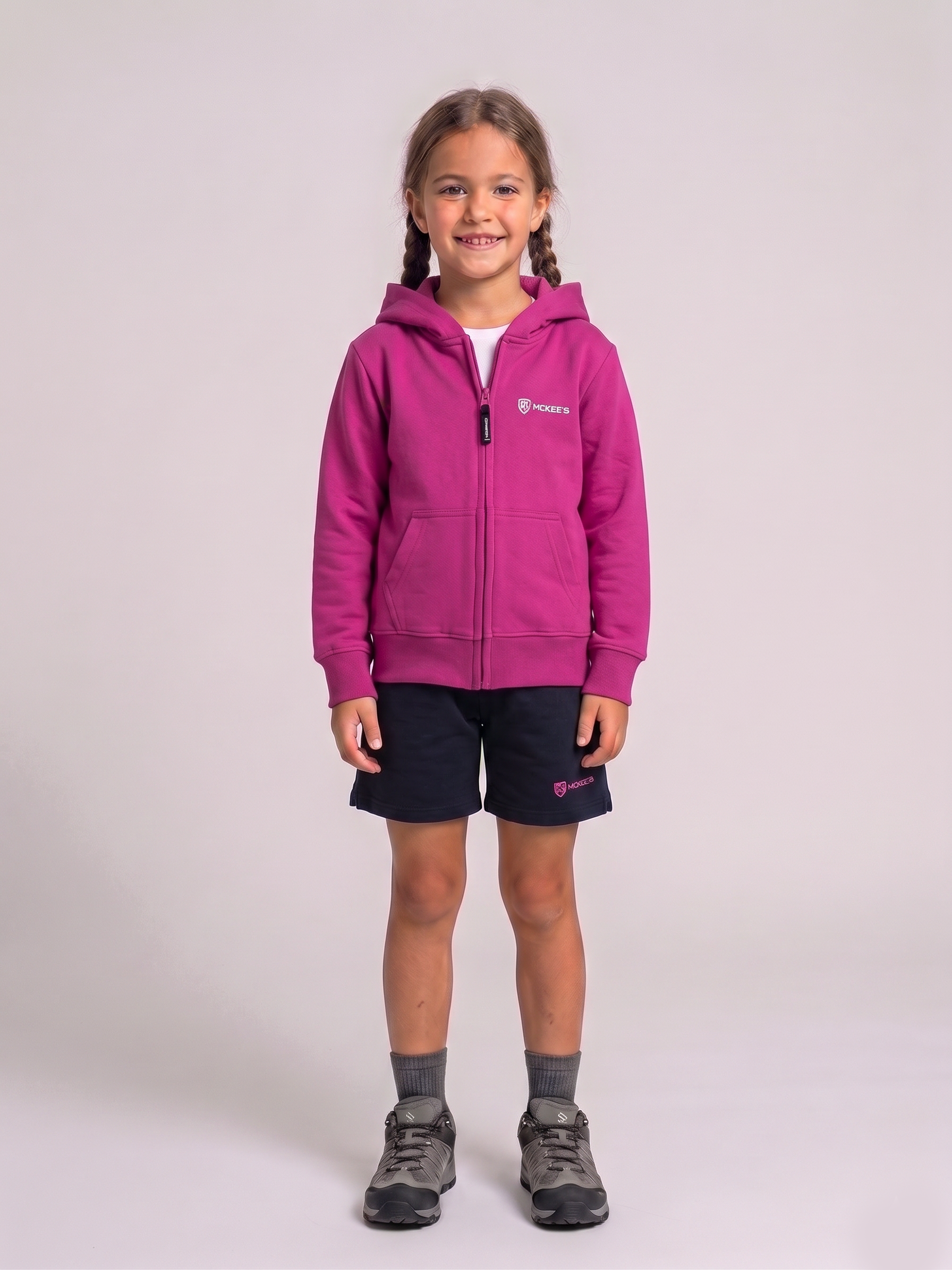 Hypericum Mädchen Kapuzenpullover mit durchgehendem Reißverschluss