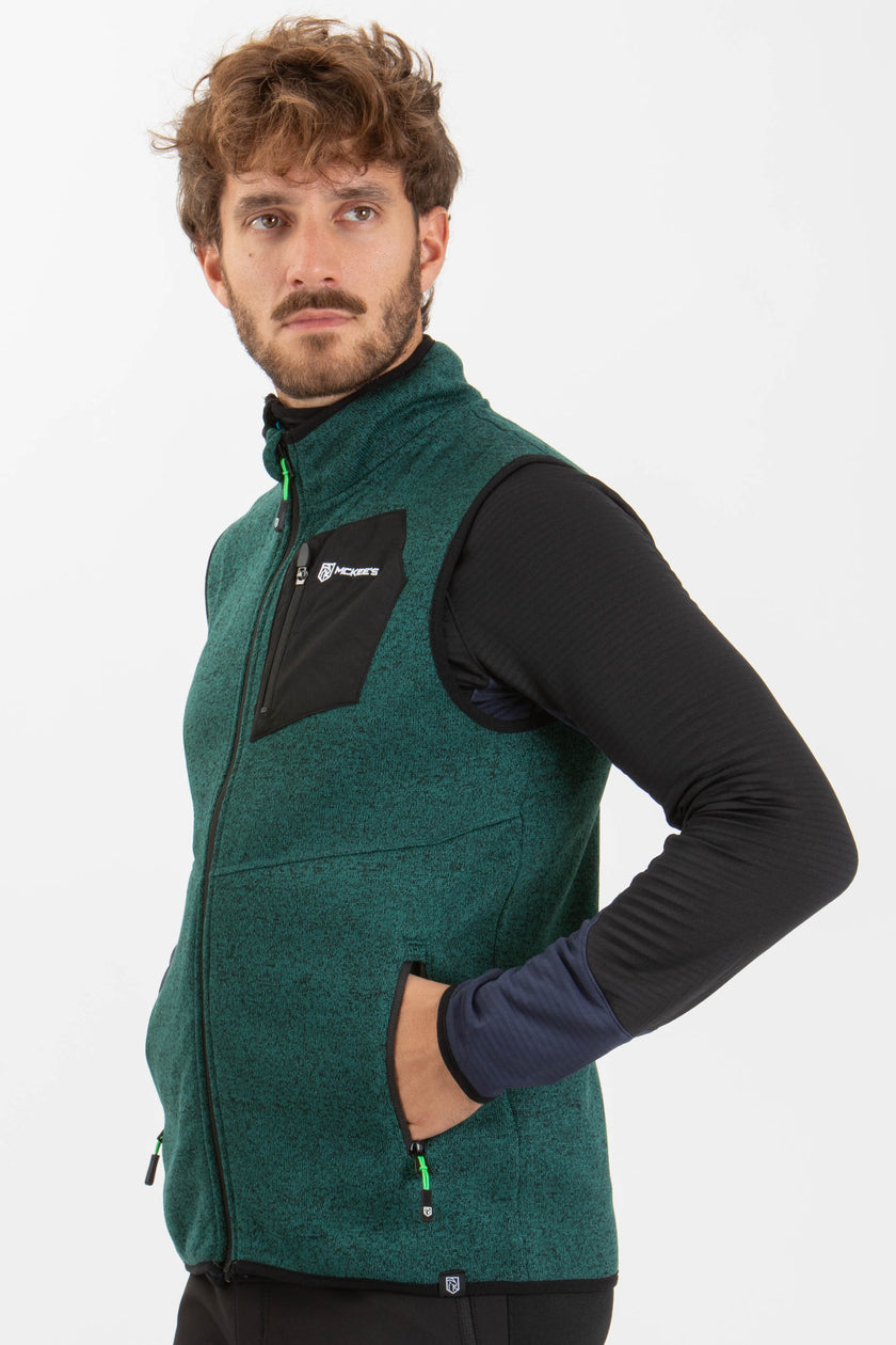 Pelmo Herren Fleece ohne Ärmel