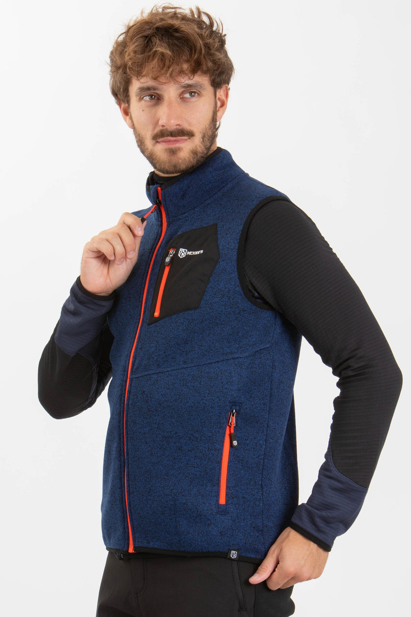 Pelmo Herren Fleece ohne Ärmel