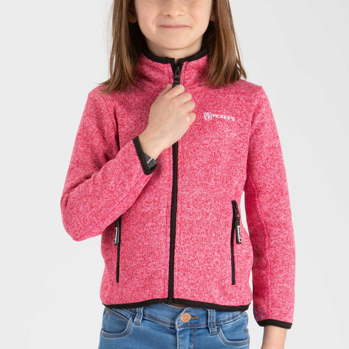 Maeau Giacca in pile per bambini e bambine, calda, morbida e