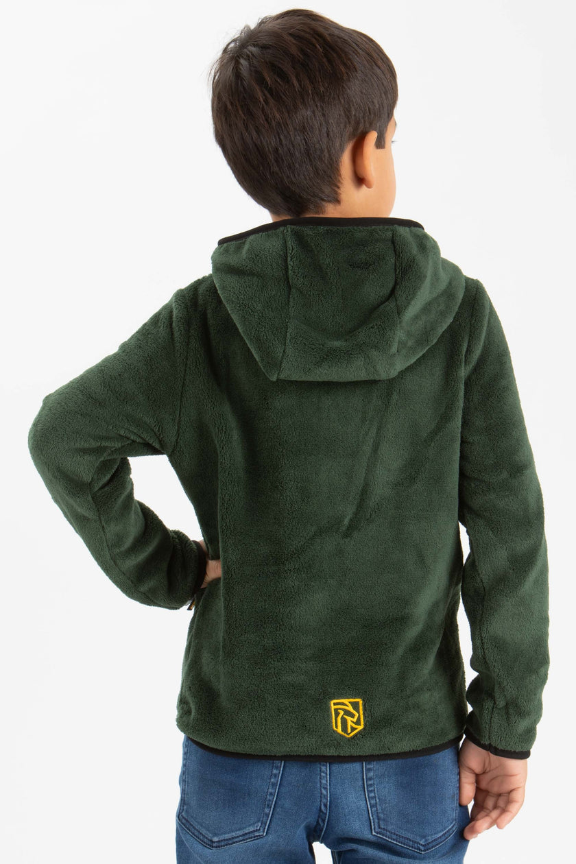 Delfo Pile In Coral Fleece Bambino