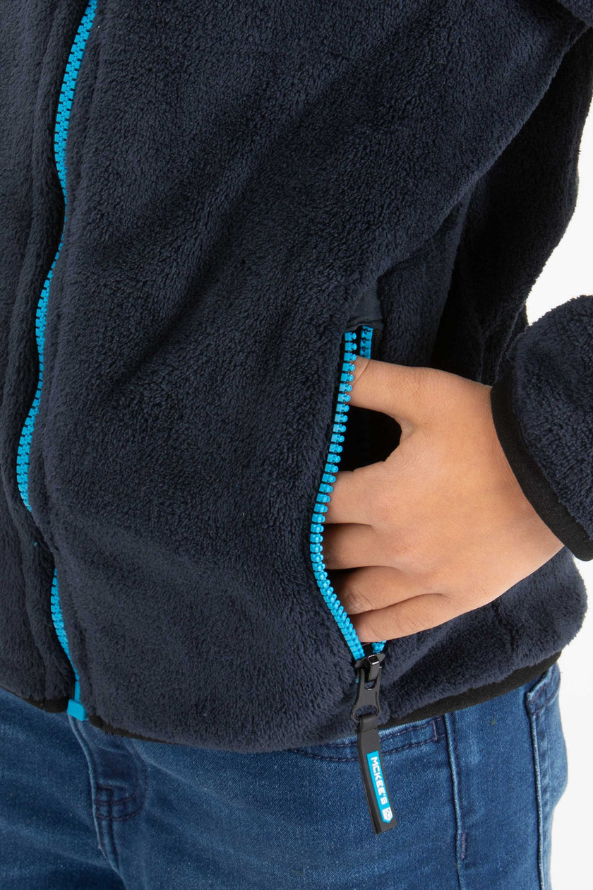 Delfo Pile In Coral Fleece Bambino