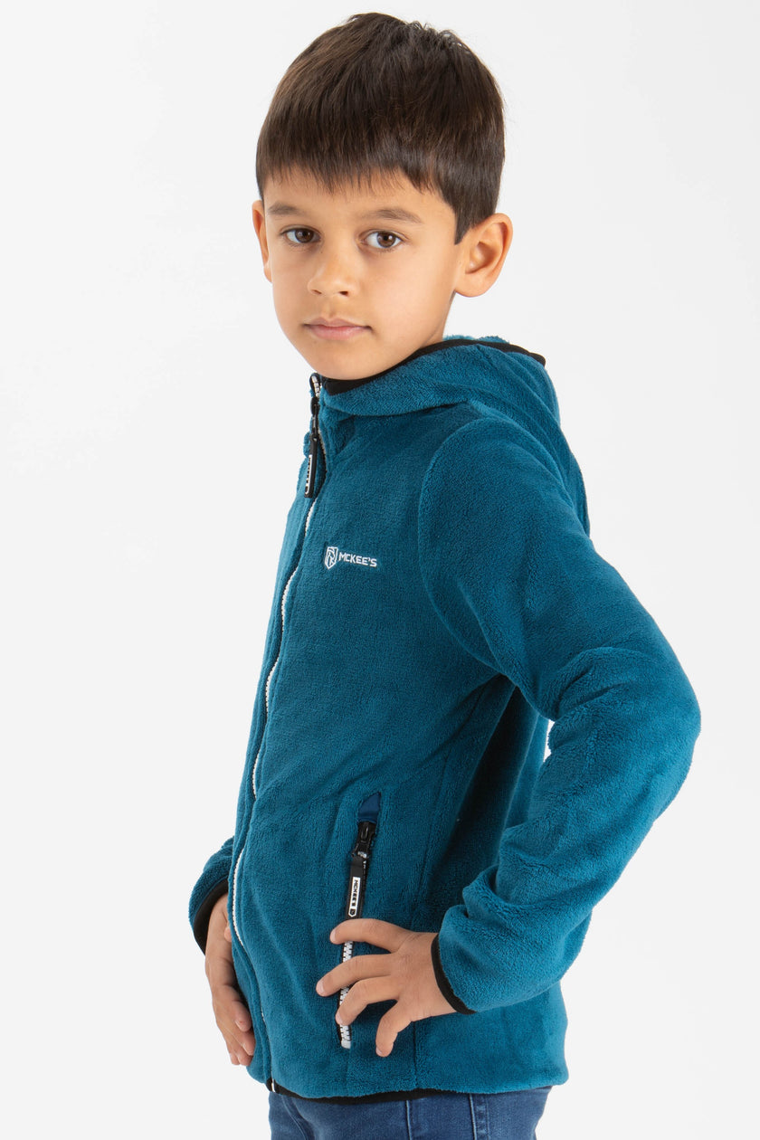 Delfo Pile In Coral Fleece Bambino