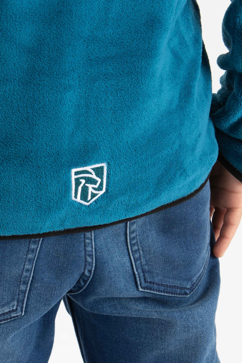 Delfo Pile In Coral Fleece Bambino