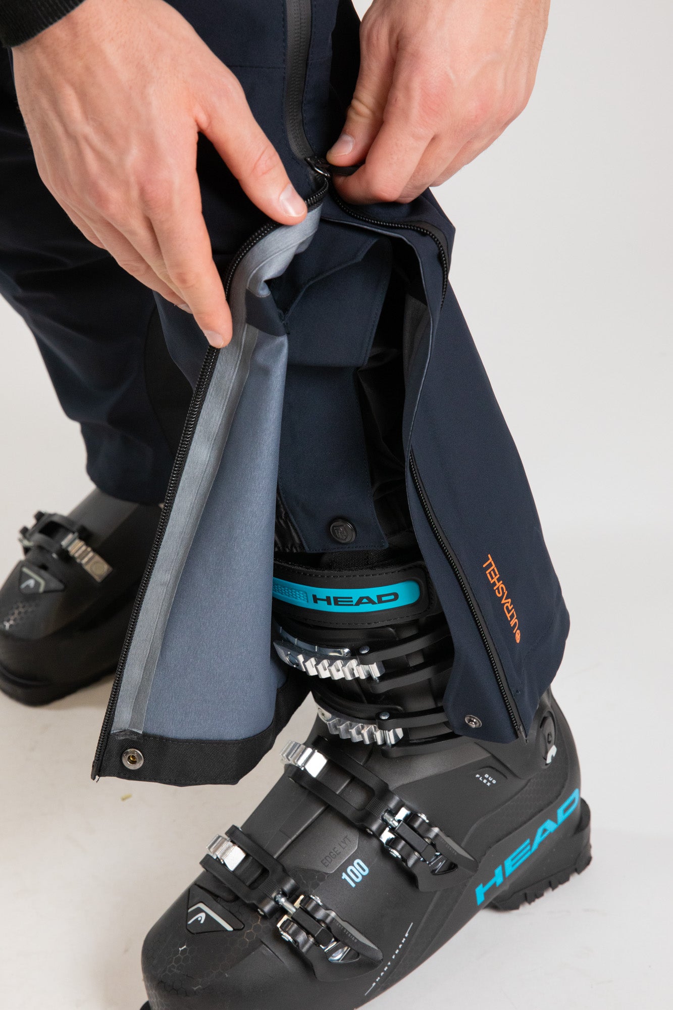 Aialik Pantalone da Sci Uomo in hardshell tecnico