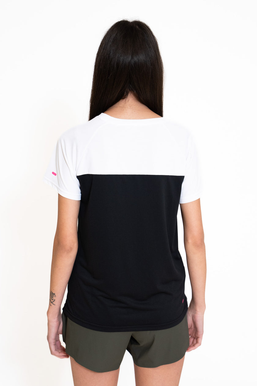 Artemisia Damen M/M T-Shirt mit halbem Reißverschluss