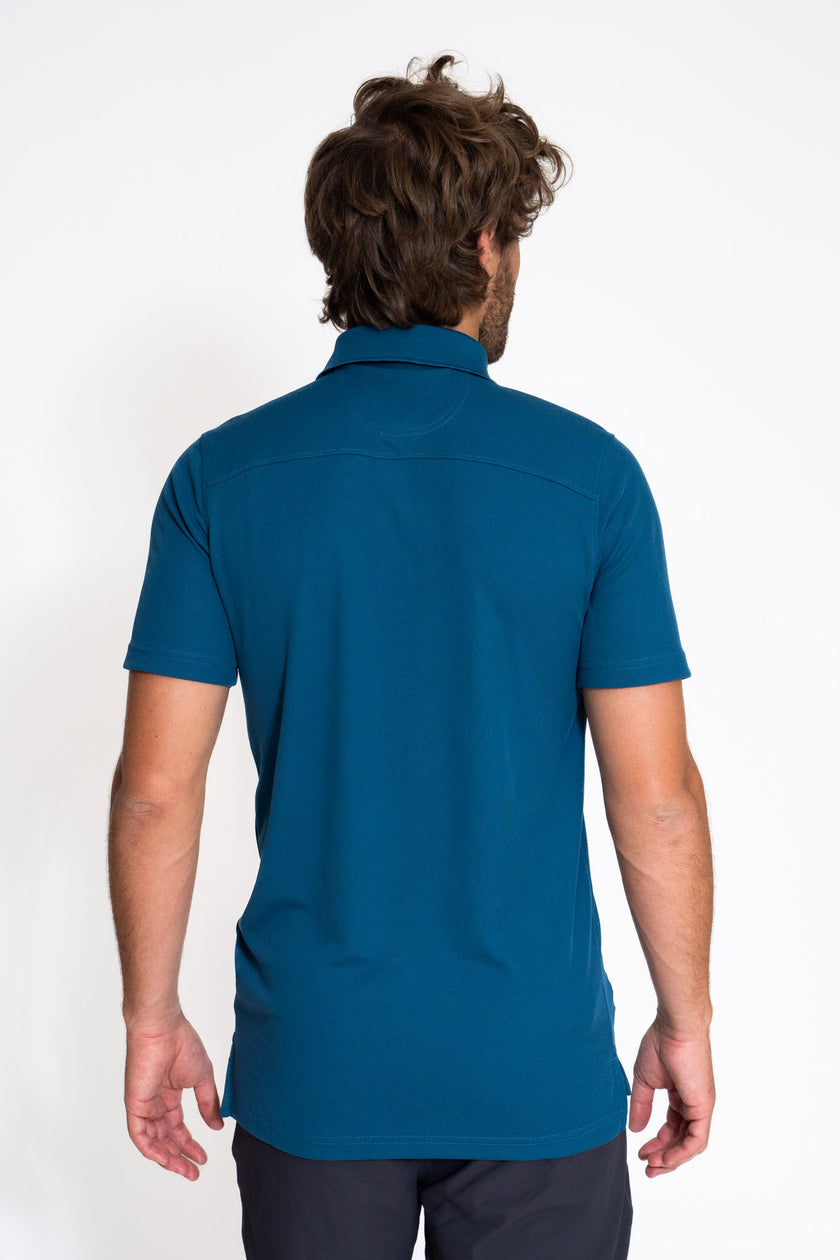 Dulfer Herren Piquet Halbarm-Poloshirt