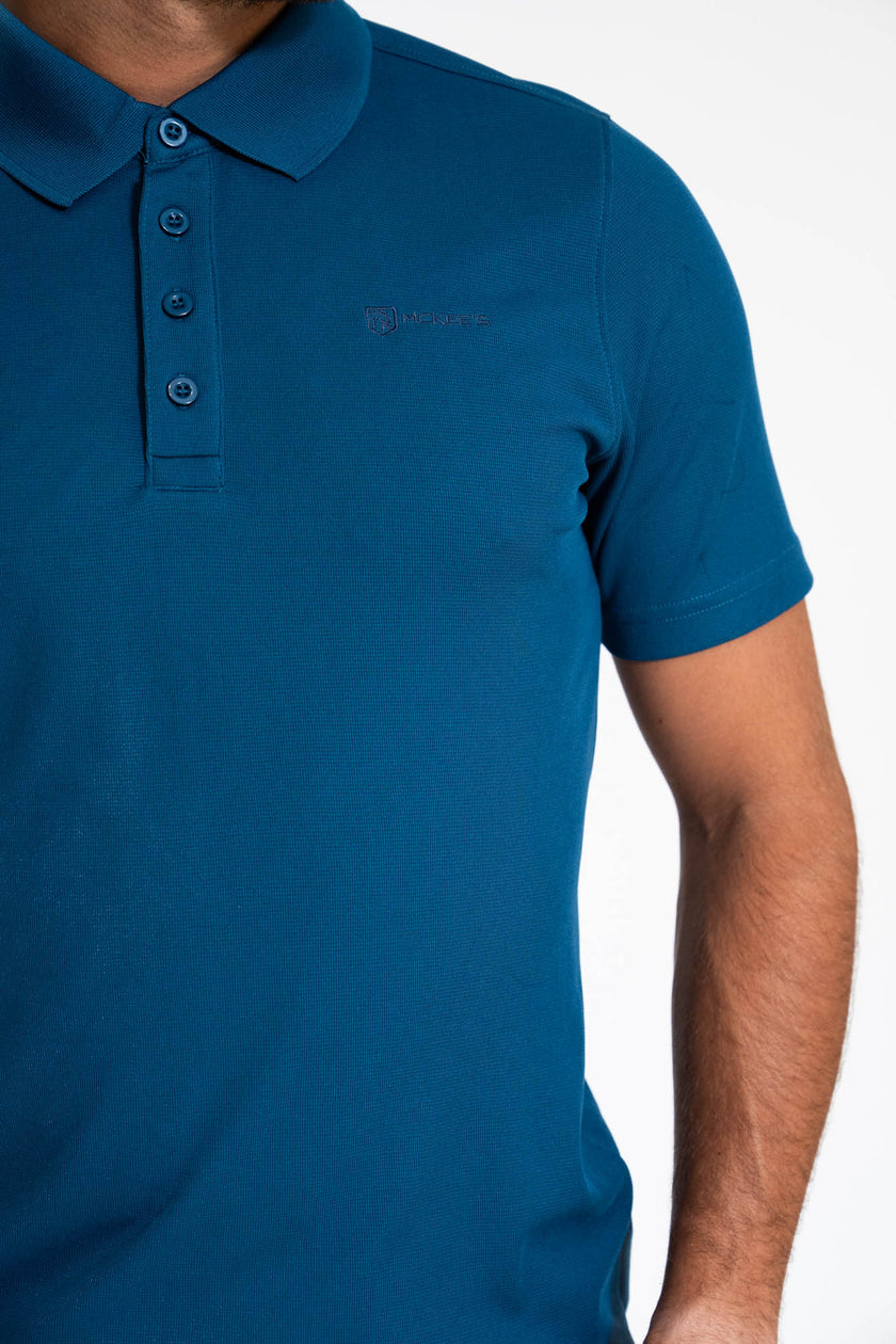 Dulfer Herren Piquet Halbarm-Poloshirt