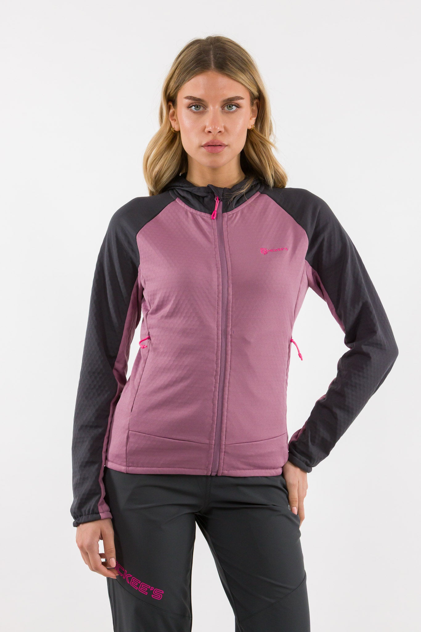 Erra Giacca in Grid Fleece Donna