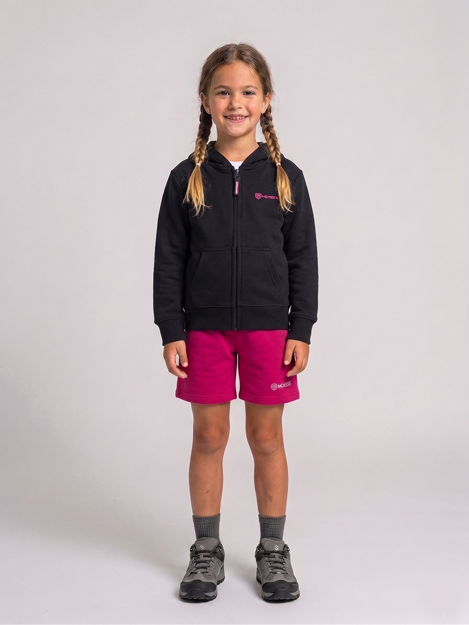 Hypericum Mädchen Kapuzenpullover mit durchgehendem Reißverschluss