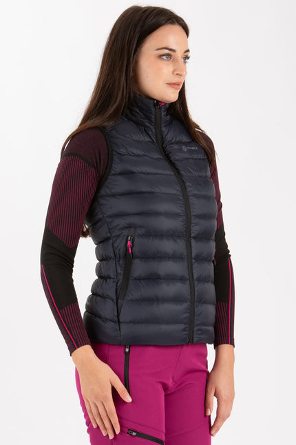 Loira Gilet Imbottito in Piuma Donna