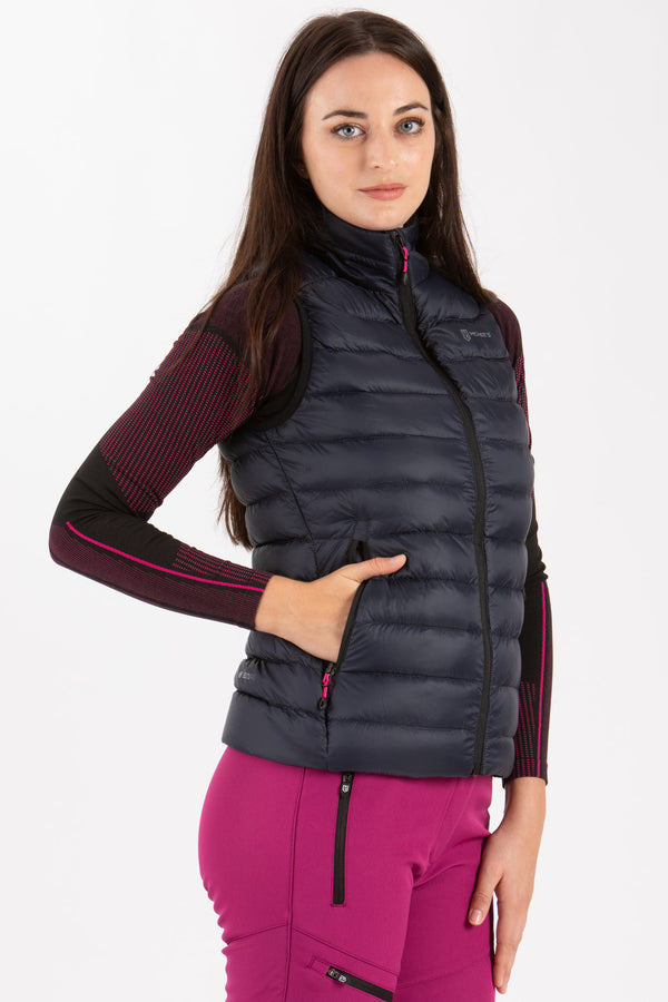 Loira Gilet Imbottito in Piuma Donna