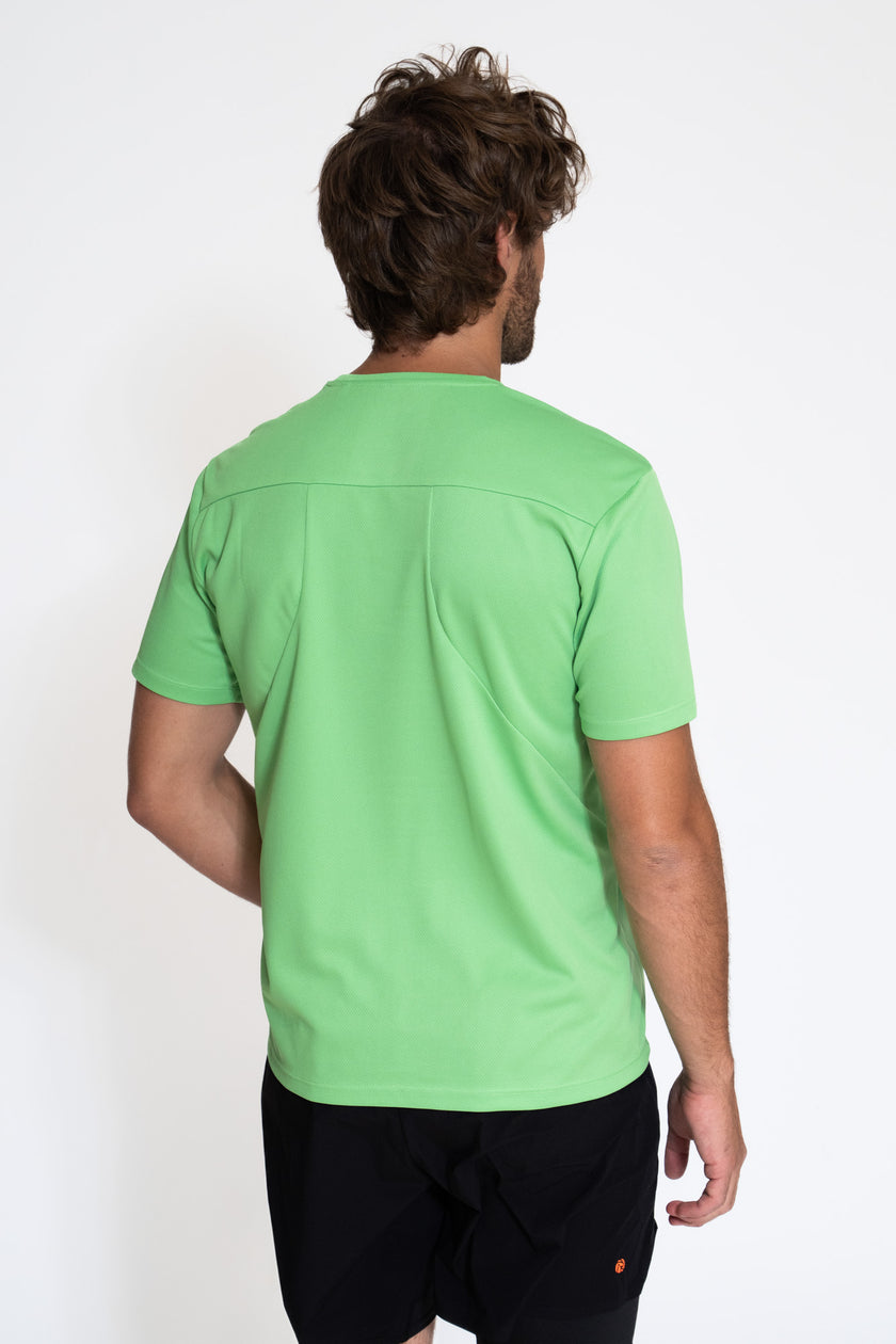 Longe T-Shirt Mezza Manica In Mesh Uomo