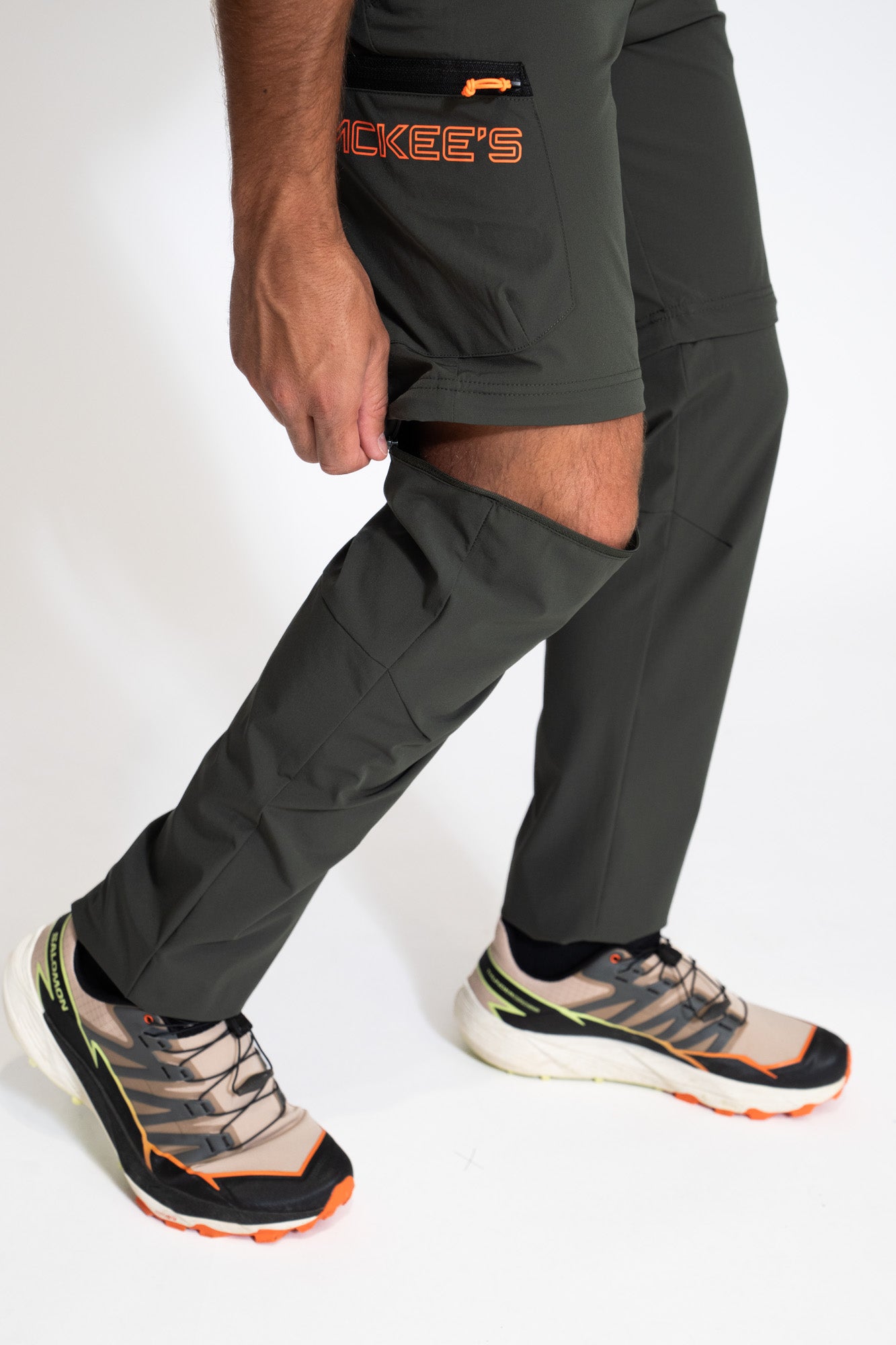 Pantalone Trekking Uomo Pantaloni Da Trekking Cargo Trasformabili Zipp Off Per Uomo - Taglie Forti Fino A 12XL, Ideali Per Outdoor Pantaloni Uomo Trekking