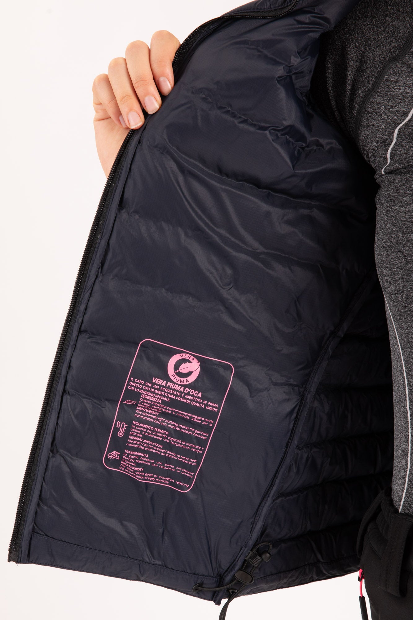 Sesia Giacca Imbottita in Piuma Donna